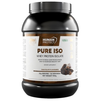Pure Iso | Whey Protein Isolate - Шоколад 900 г | Human Protect