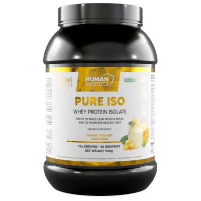 Pure Iso | Whey Protein Isolate - Манго Йогурт 900 г | Human Protect