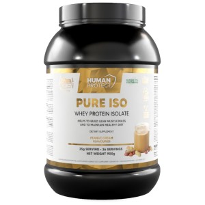 Pure Iso | Whey Protein Isolate - Фъстъчен Крем 900 г | Human Protect