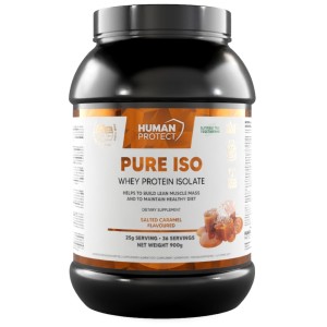 Pure Iso | Whey Protein Isolate - Солен карамел 900 г | Human Protect