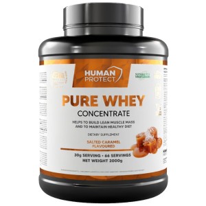 Pure Whey Concentrate - Солен карамел 2000 г | Human Protect