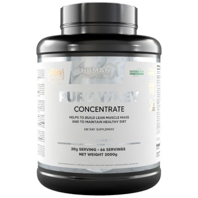 Pure Whey Concentrate - Неовкусен 2000 г | Human Protect