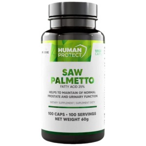 Saw Palmetto 500 mg | with 25% Saponins - 100 капсули | Human Protect