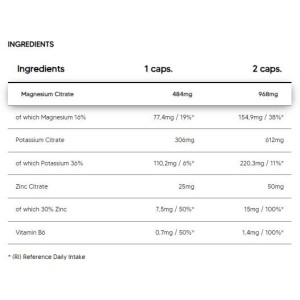 Tri Citrate | Magnesium + Potassium + Zinc - 60 капсули | Human Protect Tri Citrate | Magnesium + Potassium + Zinc - 60 капсули | Human Protect