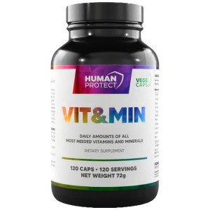Vit & Min | Daily Formula - 120 капсули | Human Protect