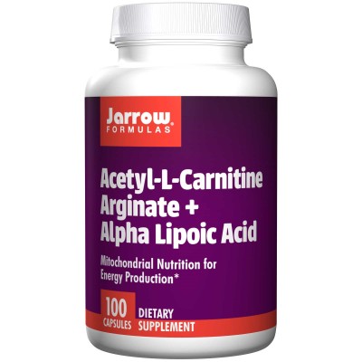 Acetyl L-Carnitine + ALA 100 капсули | Jarrow Formulas Обезпечава енергия Изгаря мазнините Мощен антиоксидант Спомага обмяната на веществата Стимулира имунната подкрепа Понижава нивото на х Acetyl L-Carnitine + ALA 100 капсули | Jarrow Formulas Обезпечава