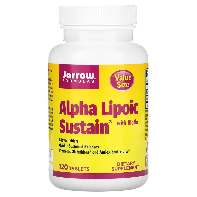 Alpha Lipoic Sustain 300 мг 120 таблетки | Jarrow Formulas