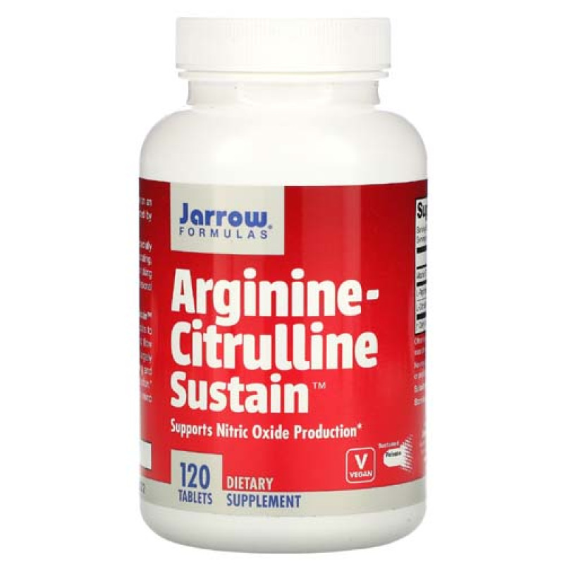Arginine-Citrulline Sustain 120 таблетки | Jarrow Formulas
