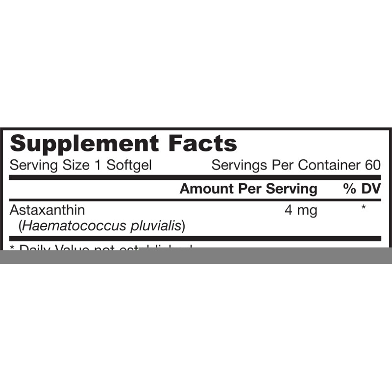 Astaxanthin 4 мг 60 гел-капсули | Jarrow Formulas Astaxanthin 4 мг 60 гел-капсули | Jarrow Formulas