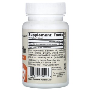 Astaxanthin 12 мг 30 гел-капсули | Jarrow Formulas