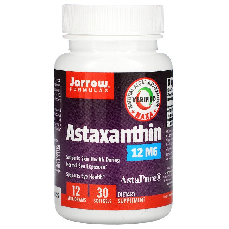 Astaxanthin 12 мг 30 гел-капсули | Jarrow Formulas