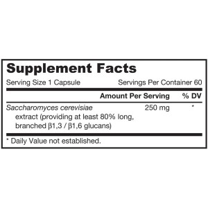 Beta Glucan 250 мг 60 капсули | Jarrow Formulas