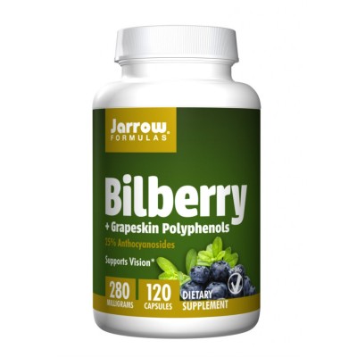 Bilberry + Grapeskin Polyphenols 280 мг 120 капсули | Jarrow Formulas Bilberry + Grapeskin Polyphenols 280 мг 120 капсули | Jarrow FormulasПодобрява зрителните способности
Понижава захарта
При сърдечно-съдови заболявания
Против възпаления на Bilberry + Grapeskin Polyphenols 280 мг 120 капсули | Jarrow Formulas Подобрява зрителните способности Понижава захарта При сърдечно-съдови заболявания Против възпаления на пикочните канали и бъбреците Bilberry + Grapeskin Polyphenols 280 мг 120 капсули |