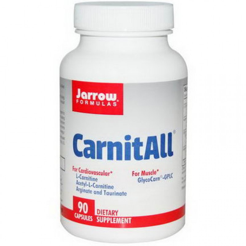 CarnitAll 600 90 капсули | Jarrow Formulas