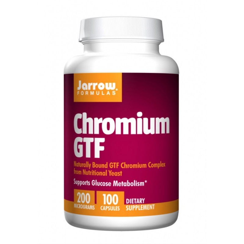 Chromium GTF 200 мкг 100 капсули | Jarrow Formulas