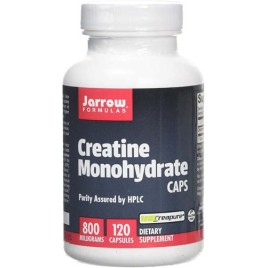 Creatine Monohydrate 800 мг 120 капсули | Jarrow Formulas Насърчава мускулния анаболизъм Увеличава нивата на енергия по време на тренировка Насърчава чист мускулен растеж Ускорява възстановяването Креат Creatine Monohydrate 800 мг 120 капсули | Jarrow For