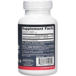 Creatine Monohydrate 800 мг 120 капсули | Jarrow Formulas Насърчава мускулния анаболизъм Увеличава нивата на енергия по време на тренировка Насърчава чист мускулен растеж Ускорява възстановяването Креат Creatine Monohydrate 800 мг 120 капсули | Jarrow For