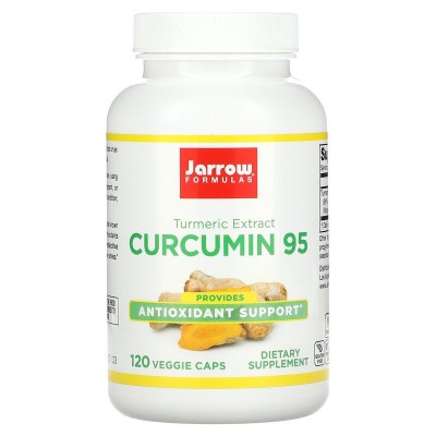 Curcumin 95 500 мг 120 веге капсули | Jarrow Formulas Срещу възпаления и отичане Против окислителни реакции в организма Бори се с депресията Предотвратява Алцхаймер За бистър ум и силна памет Притежа Curcumin 95 500 мг 120 веге капсули | Jarrow Formulas С