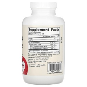 EPA-DHA Balance 600 мг Омега-3 240 гел-капсули | Jarrow Formulas