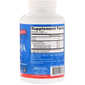 EPA-DHA Balance 600 мг Омега-3 120 гел-капсули | Jarrow Formulas