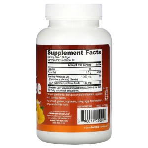 Evening Primrose 1300 мг 60 гел-капсули | Jarrow Formulas