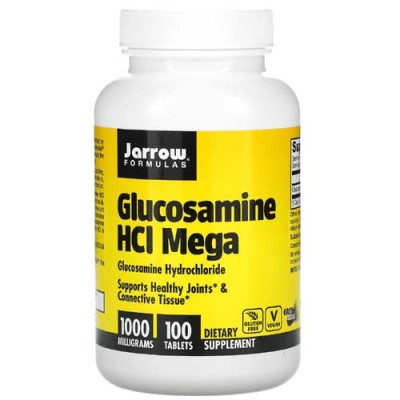 Glucosamine HCI Mega 1000 мг 100 таблетки | Jarrow Formulas Поддържа здрави стави и съединителна тъкан Запазва хрущяла Намалява болките Мега Глюкозамин Хидрохлорид таблетки е на топ цена от Jarrow Formulas Glucosamine HCI Mega 1000 мг 100 таблетки | Jarro