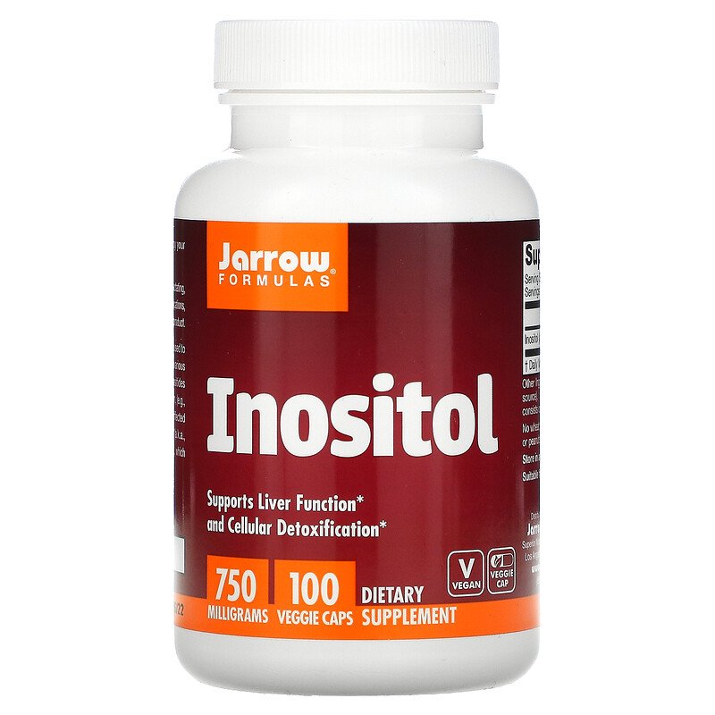 Inositol 750 мг 100 веге капсули | Jarrow Formulas
