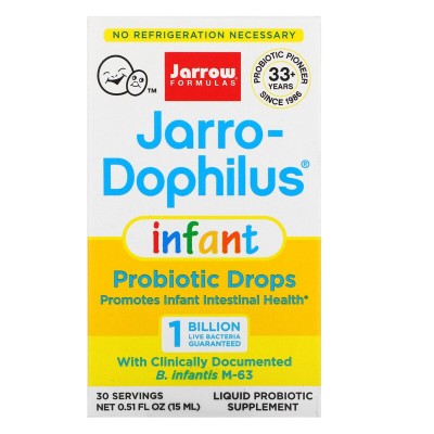 Jarro-Dophilus Infant Probiotics Drops 1 Billion 15 мл | Jarrow Formulas Jarro-Dophilus Infant Probiotics Drops 1 Billion 15 мл | Jarrow FormulasГарантиран прием на 1 милиард живи бактерии
Насърчава здравето на червата на бебето
Течен пробиоти Jarro-Dophilus Infant Probiotics Drops 1 Billion 15 мл | Jarrow Formulas Гарантиран прием на 1 милиард живи бактерии Насърчава здравето на червата на бебето Течен пробиотичен продукт Jarro-Dophilus I Jarro-Dophilus Infant Probiotics Drops 1 Billion 15 мл