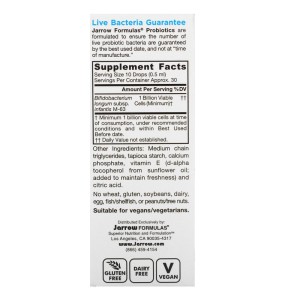 Jarro-Dophilus Infant Probiotics Drops 1 Billion 15 мл | Jarrow Formulas
