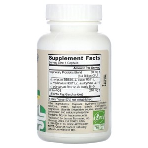Vegan Jarro-Dophilus Plus FOS 3.4 млрд. CFU 100 веге капсули | Jarrow Formulas Vegan Jarro-Dophilus Plus FOS 3.4 млрд. CFU 100 веге капсули | Jarrow Formulas