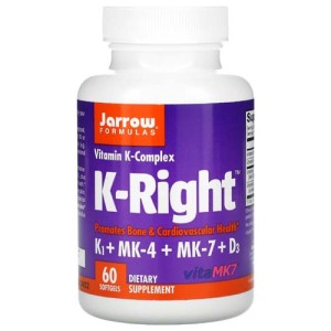 K-Right 60 гел-капсули | Jarrow Formulas K-Right 60 гел-капсули | Jarrow Formulas