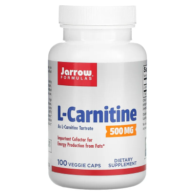 L-Carnitine 500 500 мг 100 веге капсули | Jarrow Formulas Предназначен за хора, които искат да намалят телесното си тегло Повишава метаболитната енергия Препоръчва се на физически активни хора Насърчава из L-Carnitine 500 500 мг 100 веге капсули | Jarrow 