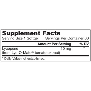 Lyco-Sorb 10 мг 60 гел-капсули | Jarrow Formulas
