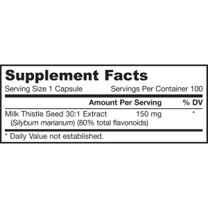 Milk Thistle 150 мг 100 капсули | Jarrow Formulas Milk Thistle 150 мг 100 капсули | Jarrow Formulas