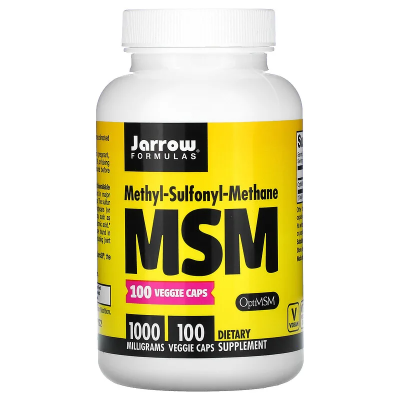 MSM Sulfur 1000 мг 100/200 капсули | Jarrow Formulas За по-голяма гъвкавост и еластичност на ставите Възстановява и стимулира колагено-производството Осигурява имунната подкрепа Нормализира кръвната захар MSM Sulfur 1000 мг 100/200 капсули | Jarrow Formul