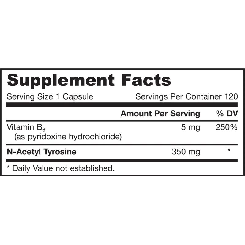 N-Acetyl Tyrosine 350 мг 120 капсули | Jarrow Formulas N-Acetyl Tyrosine 350 мг 120 капсули | Jarrow FormulasПодобрява когнитивните умения
Поддържа функциите на мозъка
Действа против депресии
Подпомага произвеждането на хормона на щастието
N-Acetyl Tyrosine 350 мг 120 капсули | Jarrow Formulas Подобрява когнитивните умения Поддържа функциите на мозъка Действа против депресии Подпомага произвеждането на хормона на щастието За по-добър белт N-Acetyl Tyrosine 350 мг 120 капсули | Jarrow Formul