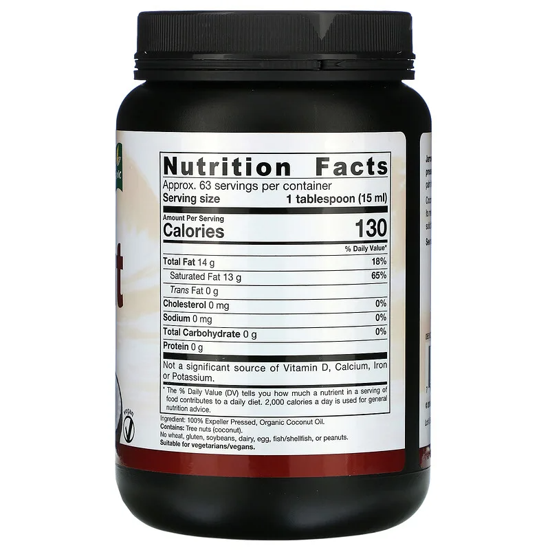Organic Coconut Oil 946 мл | Jarrow Formulas Organic Coconut Oil 946 мл | Jarrow Formulas