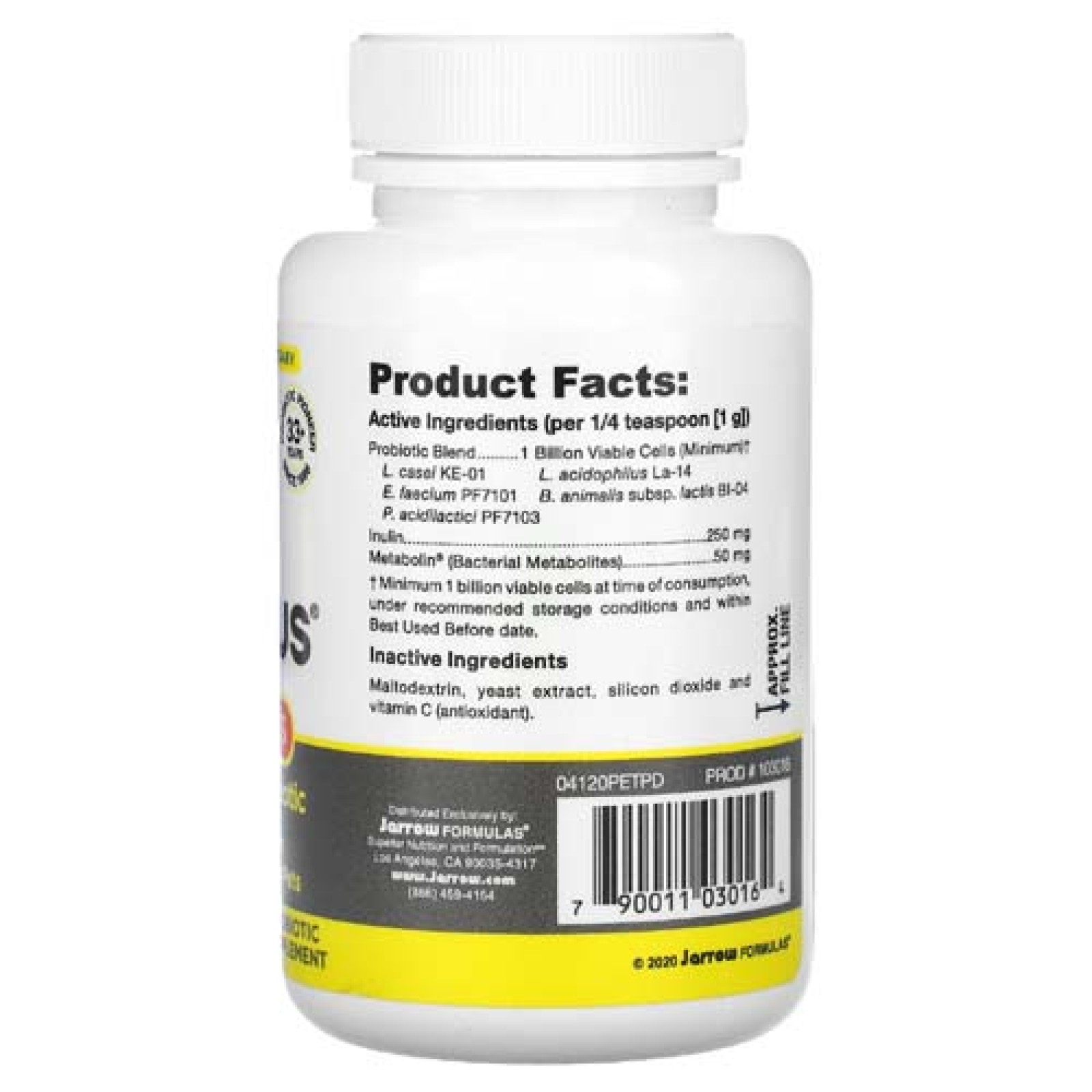 Pet Dophilus Пробиотик за Домашни Любимци на Прах Цена Jarrow Formulas