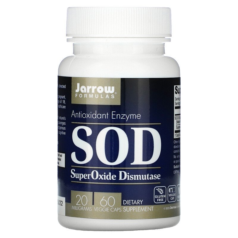 S.O.D. 20 мг 60 капсули | Jarrow Formulas