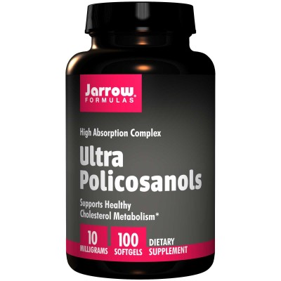 Ultra Policosanols 10 мг 100 гел-капсули | Jarrow Formulas Ultra Policosanols 10 мг 100 гел-капсули | Jarrow Formulas