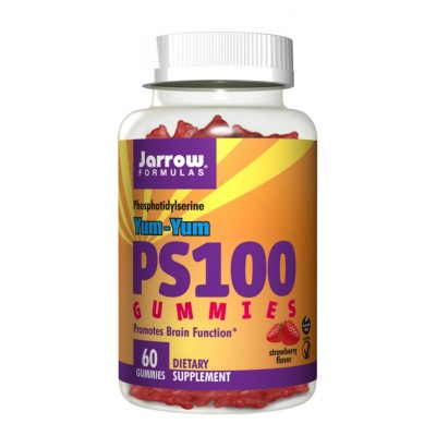 Yum-Yum PS Gummies 60 дражета | Jarrow Formulas Подобрява паметта Увеличава концентрацията Засилва вниманието За по-добри комуникативни умения При стресови ситуации Подпомага способността за обу Yum-Yum PS Gummies 60 дражета | Jarrow Formulas Подобрява па
