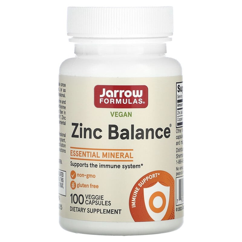 Zinc Balance 15 мг 100 капсули | Jarrow Formulas