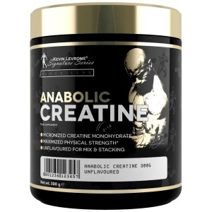 Anabolic Creatine | Creatine Monohydrate Powder - Неовкусен 300 г | Kevin Levrone