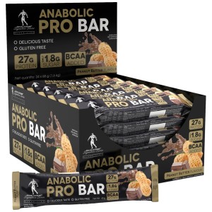 Black Line Anabolic Pro Protein Bar - Фъстъчено масло 24 x 68 гр | Kevin Levrone