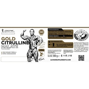 Gold Citrulline Malate Powder - Неовкусен 300 гр | Kevin Levrone