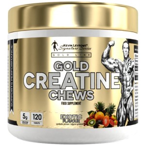 Gold Creatine Chews - Екзотични Плодове 120 дъвчащи таблетки | Kevin Levrone