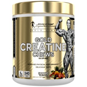 Gold Creatine Chews - Екзотични Плодове 240 дъвчащи таблетки | Kevin Levrone