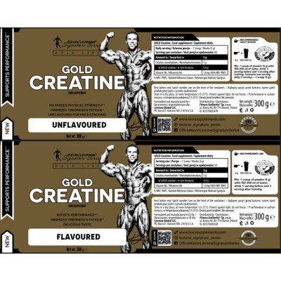 Gold Line Creatine Monohydrate - Синя малина 300 гр | Kevin Levrone Gold Line Creatine Monohydrate - Синя малина 300 гр | Kevin Levrone