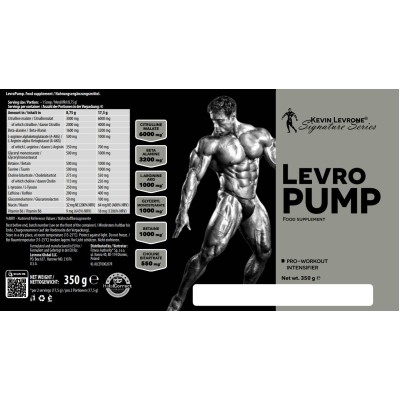 LevroPump | Pre-Workout Intensifier - Синя малина 350 г | Kevin Levrone