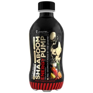 Shaaboom Energy Pump | Ready-To-Drink Pre-Workout Drink - Плодов Пунш 320 мл | Kevin Levrone